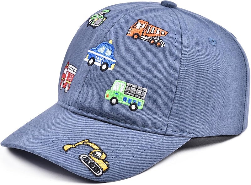EDCYF Kids Boys Girls Embroidered Baseball Caps Baby Sun hat Toddler Dinosaur Trucker Hats Summer Hats（3-8years - Image 1